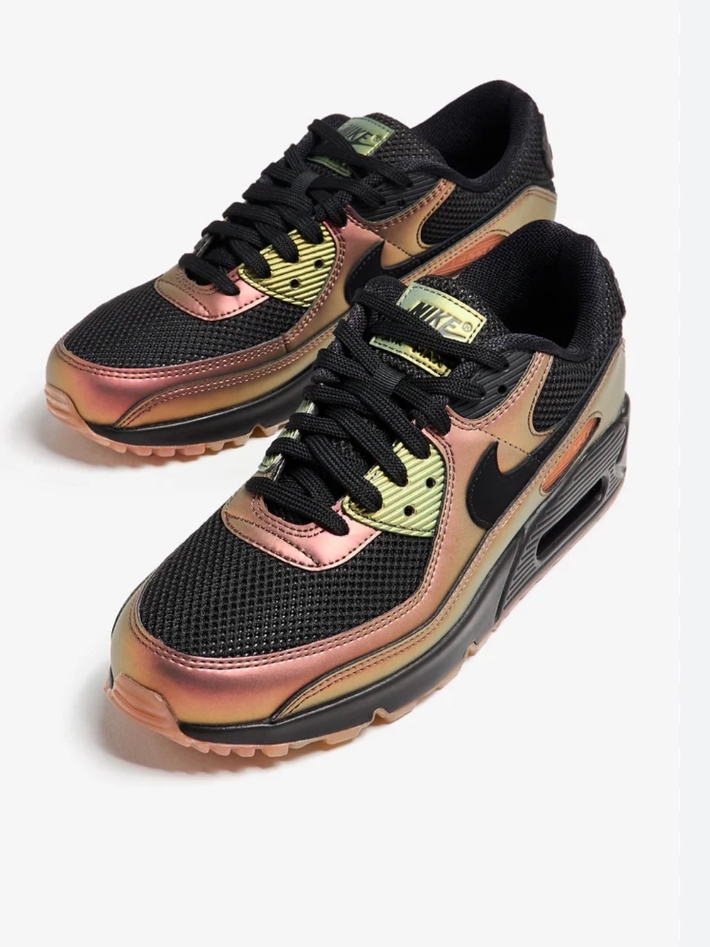 Nike Air Max 90 'Black Metallic Copper' (AKA
'Scarab') Women’s 7.5 Mens 6